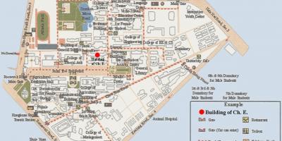 Nacionalinio taivano universiteto campus žemėlapis