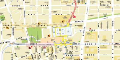 Žemėlapis Taipėjaus metro mall 