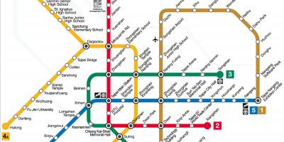 Metro žemėlapis taivanas