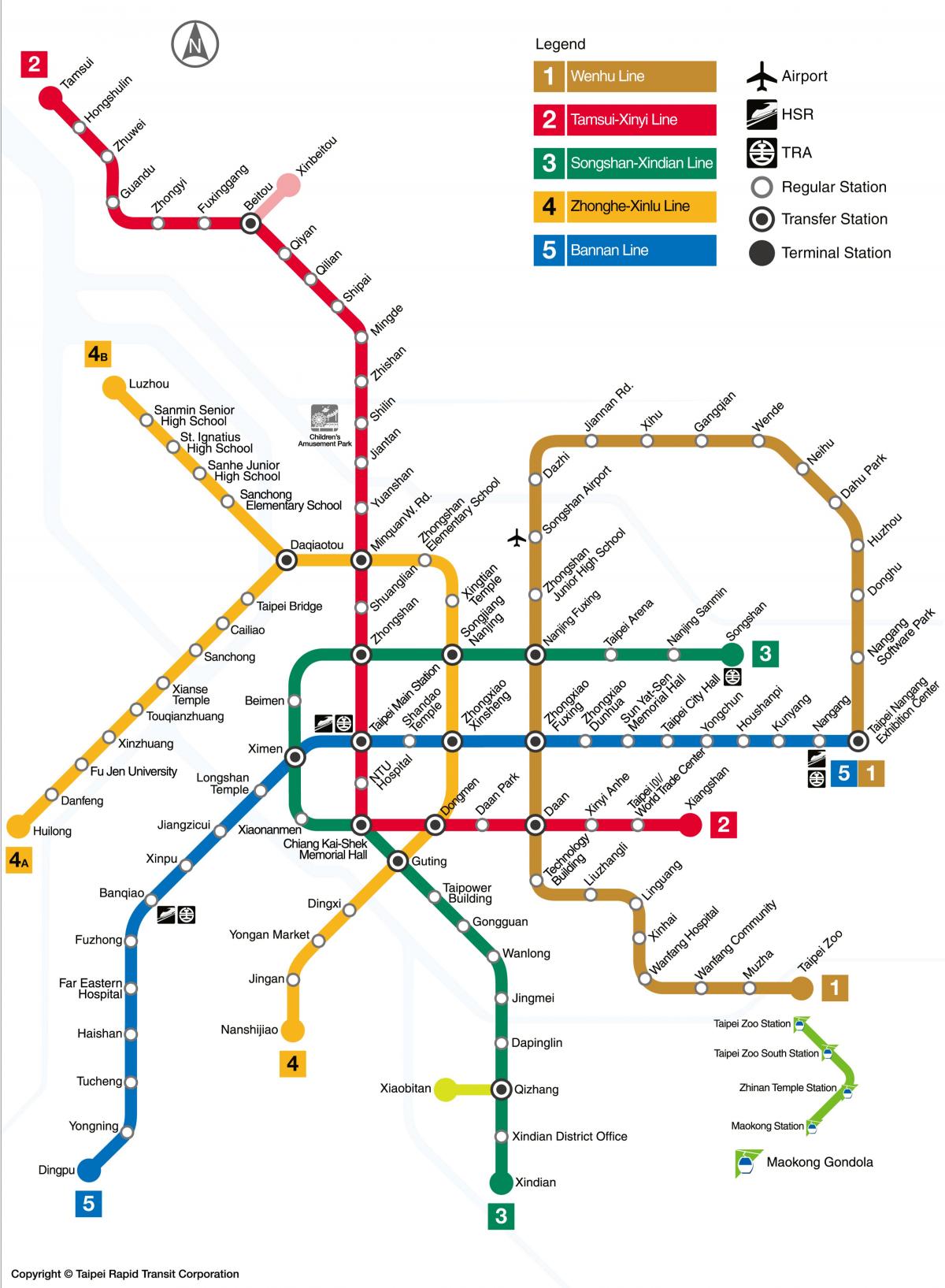 metro žemėlapis taivanas