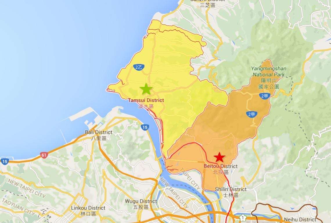žemėlapis tamsui